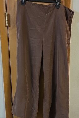 J. Jill Brown XL Wide Leg Pants